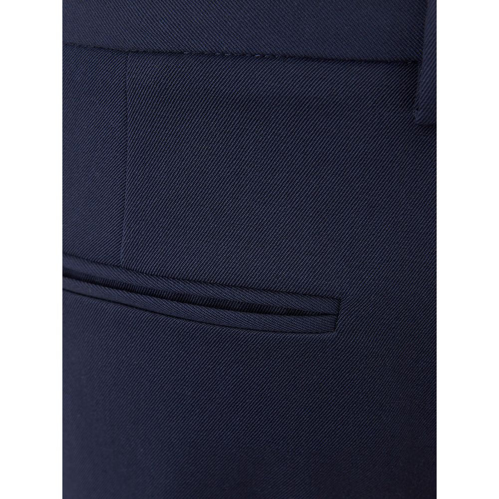 Blaue Wollhose