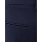 Blaue Wollhose