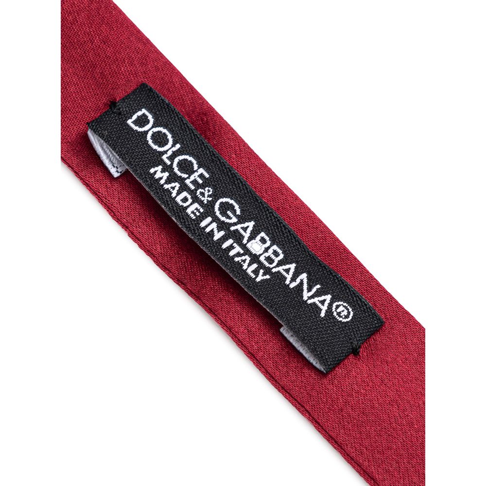 Red Silk Bowtie