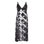 Black Viscose Cocktail Dress