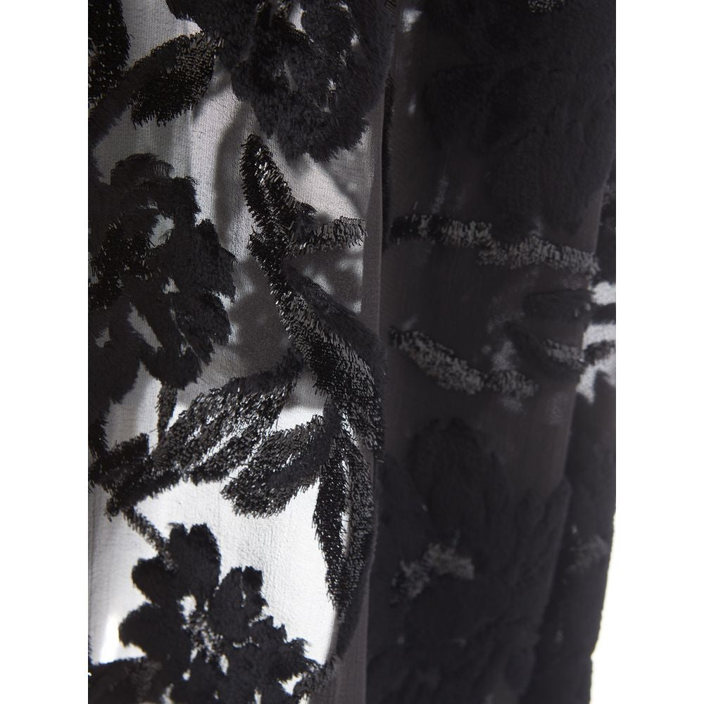 Black Viscose Cocktail Dress