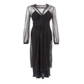 Black Nylon Casual Dress