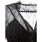 Black Nylon Casual Dress