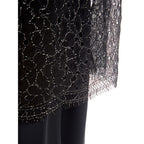 Black Nylon Casual Dress