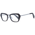 Brille aus schwarzem Metall & Kunststoff