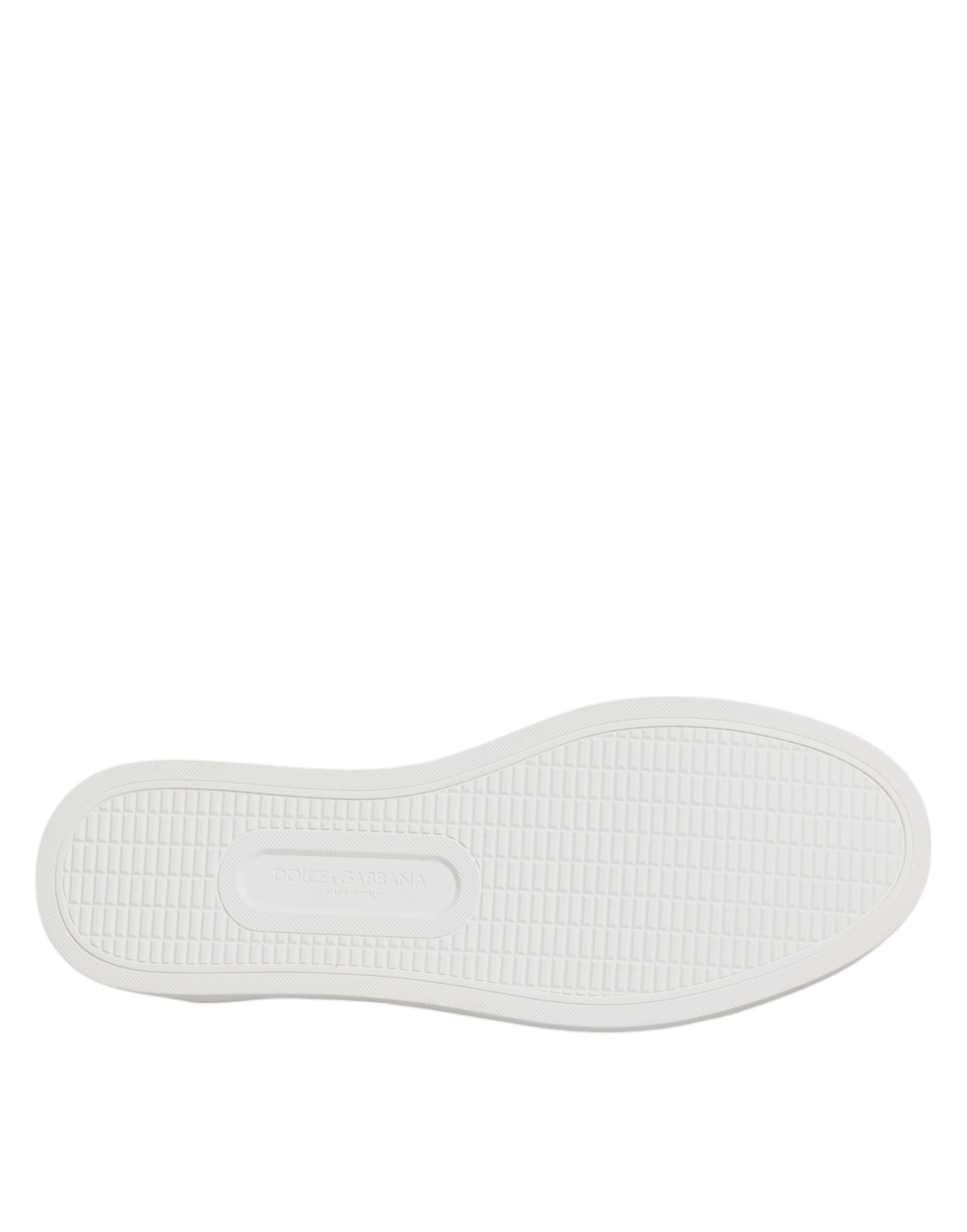 Braune Kalbsfell-Leopardenmuster-Sneaker-Schuhe