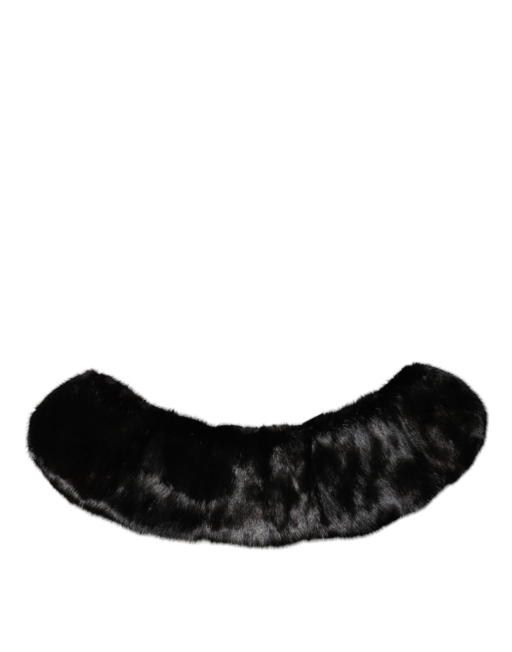 Black Fur Shawl Neck Wrap Cover Collar Scarf