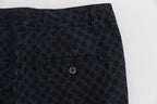 Polka Dot Slim Capri Jeans