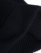 Blue Cashmere Knitted Winter Beanie Hat