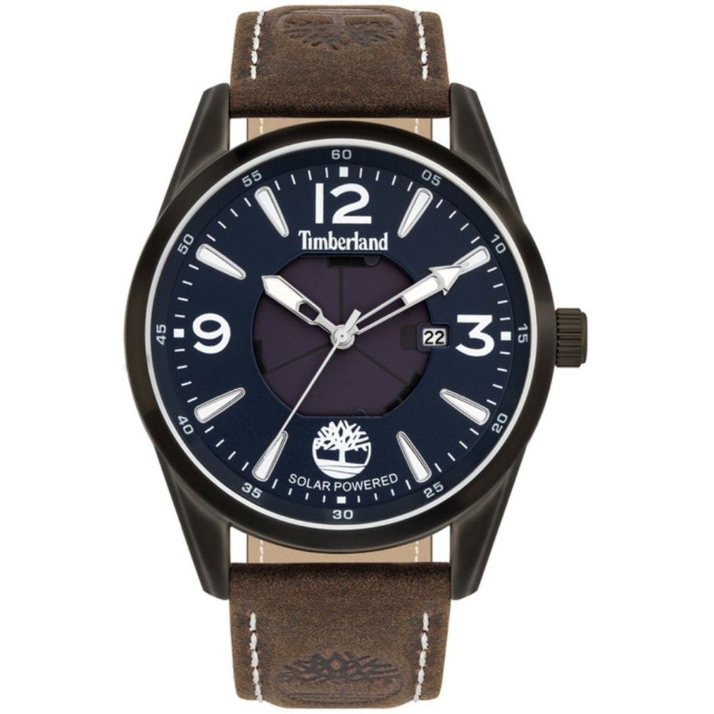 Braune Lederarmbanduhr