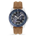 Brown Leather Dress Watch