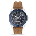 Brown Leather Dress Watch
