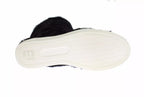 Black Xiangao Lamb Fur Leather Boots Shoes