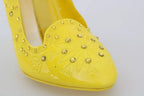 Yellow Crystal Heels CINDERELLA Shoes