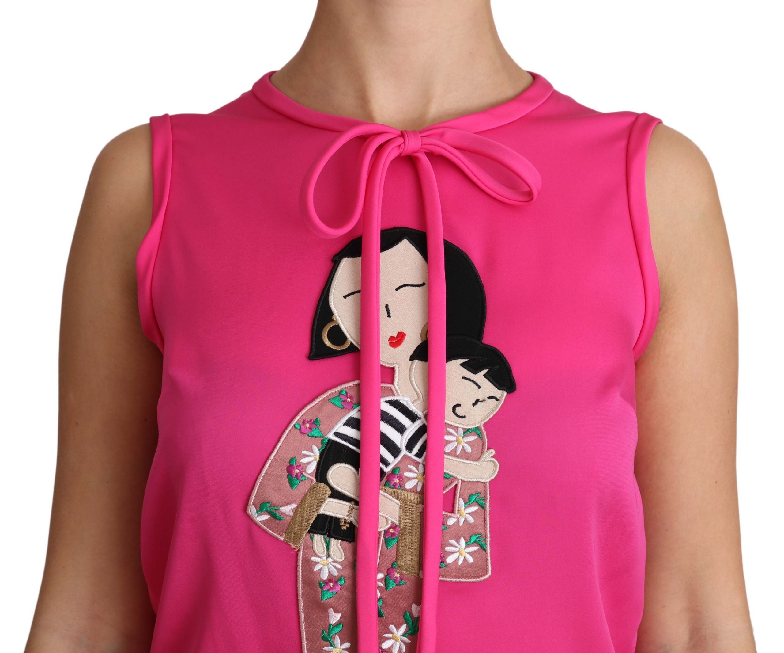 Pink Family Seiden-Tanktop Mama Bluse Top Shirt