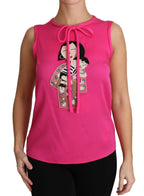 Pink Family Seiden-Tanktop Mama Bluse Top Shirt