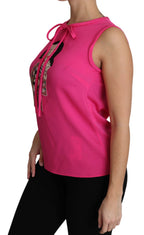 Pink Family Seiden-Tanktop Mama Bluse Top Shirt