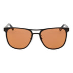 Sonnenbrille aus grauem Aluminium
