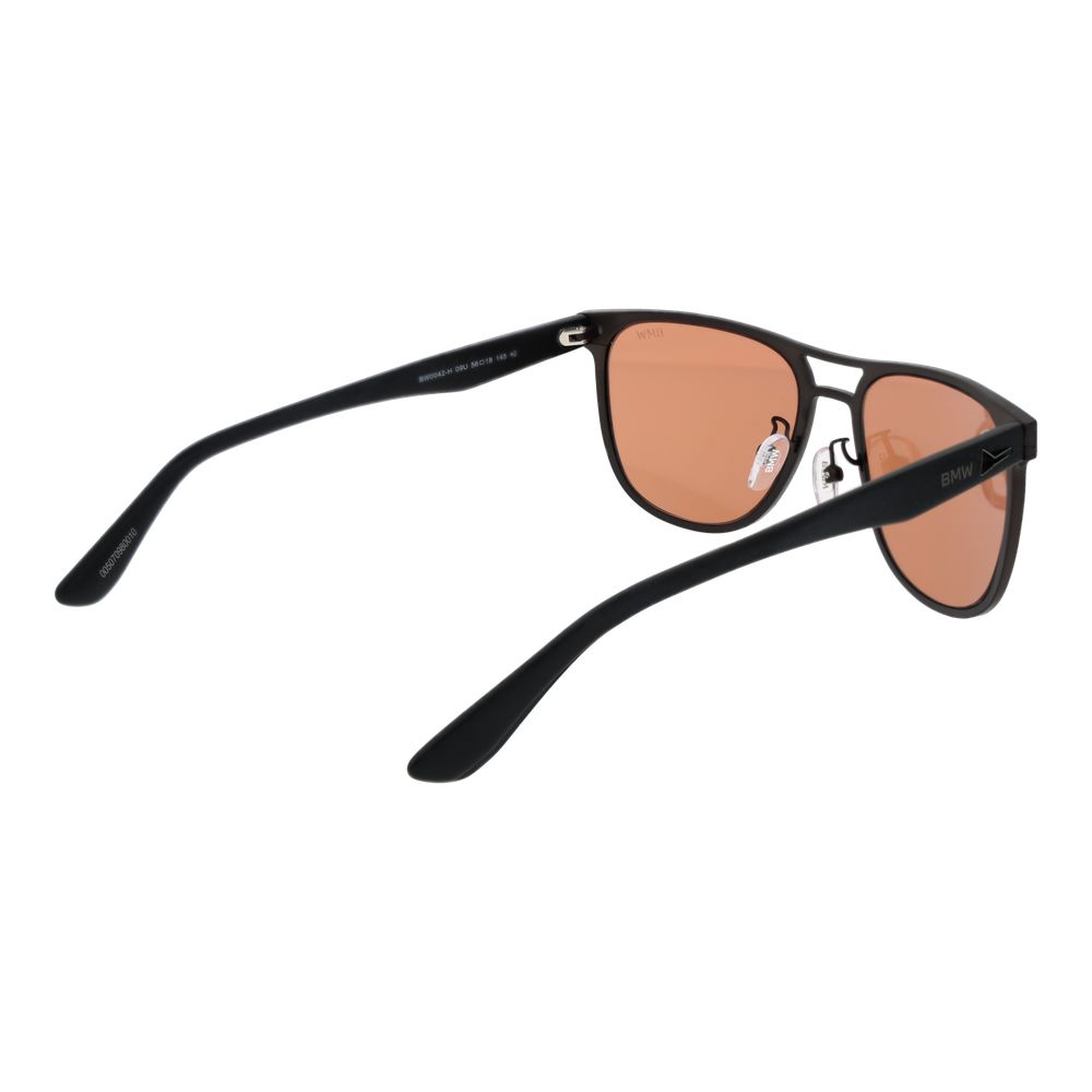 Sonnenbrille aus grauem Aluminium