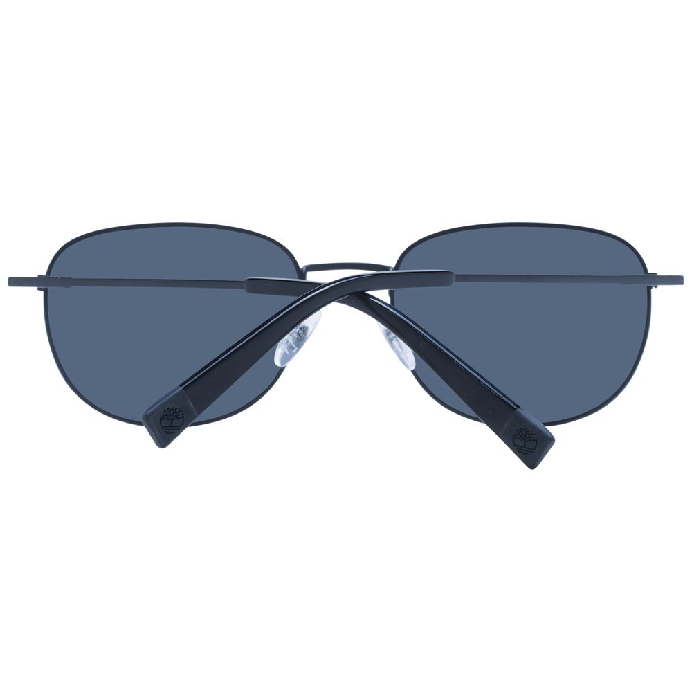 Schwarze Metallsonnenbrille