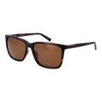 Braune Sonnenbrille aus Kunststoff