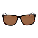 Braune Sonnenbrille aus Kunststoff