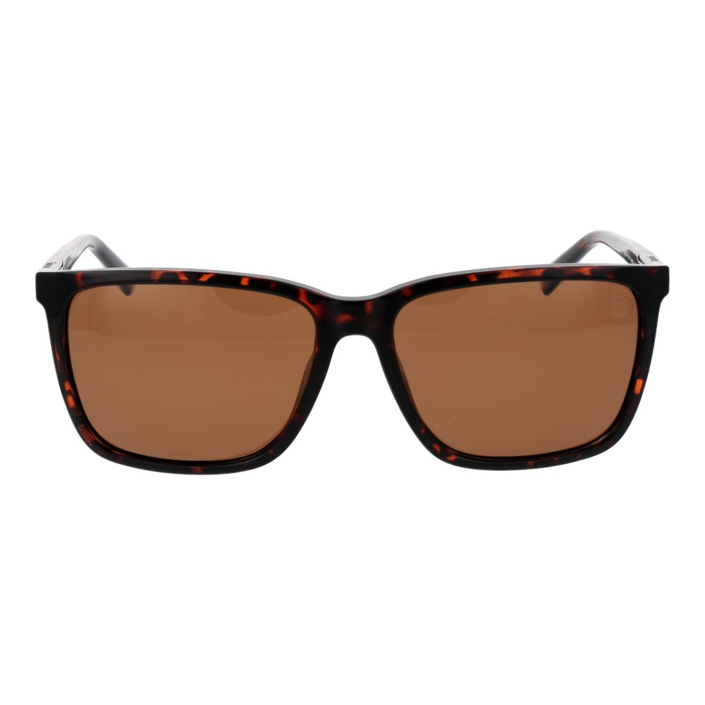 Braune Sonnenbrille aus Kunststoff
