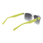Weiße Sonnenbrille aus Kunststoff