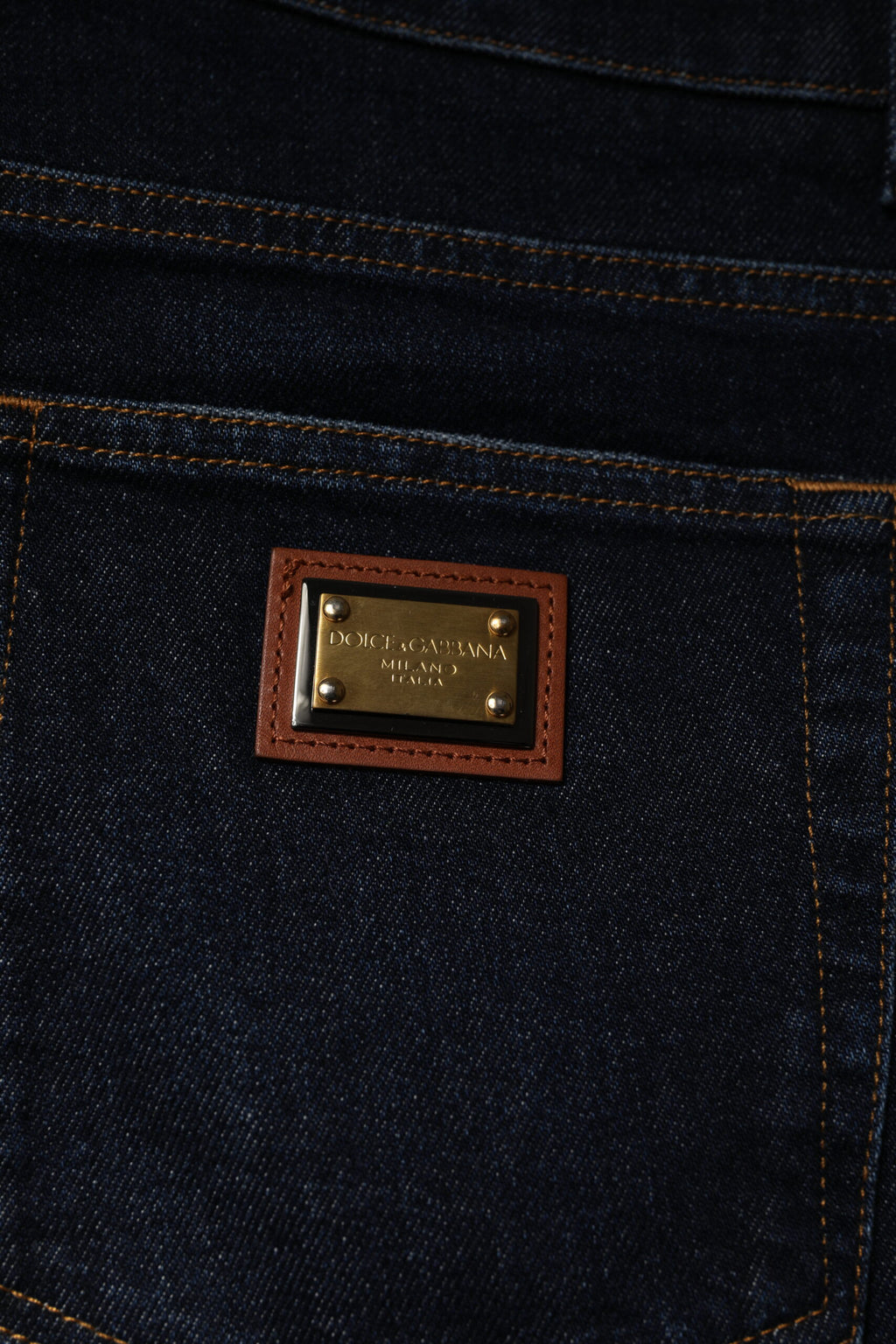 Dunkelblaue Stretch-Skinny-Jeans aus Baumwolle