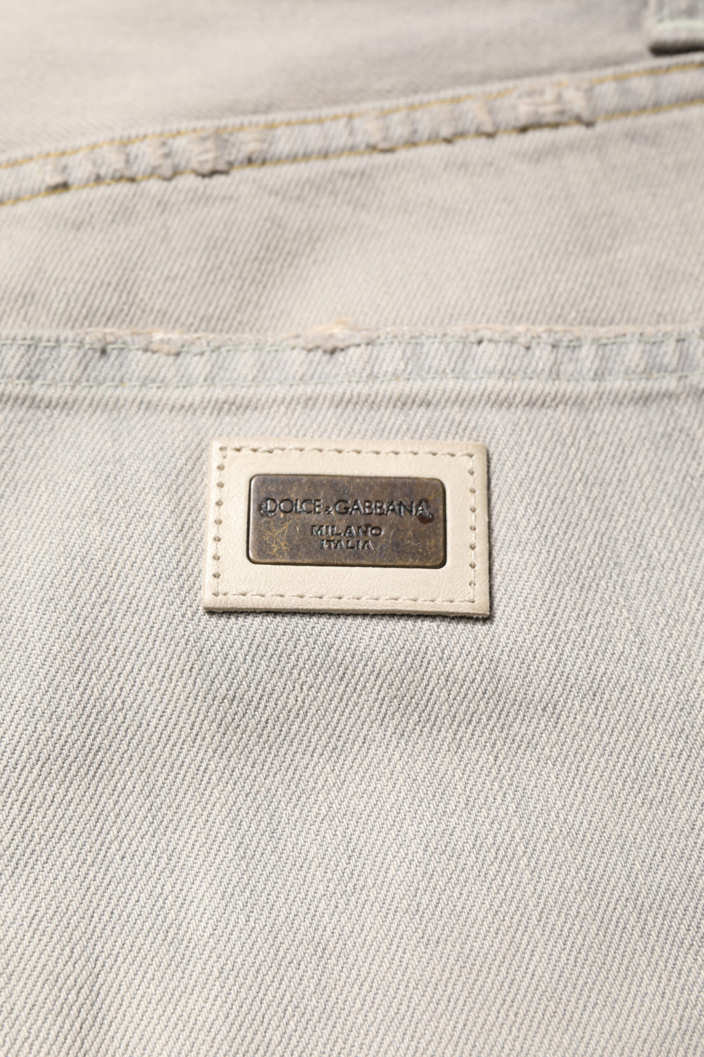 Helle graue Skinny Jeans aus Baumwolle