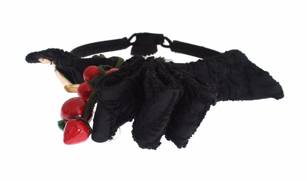 Diadem Stirnband Tiara Beere Frucht Kristall Schleife Haar