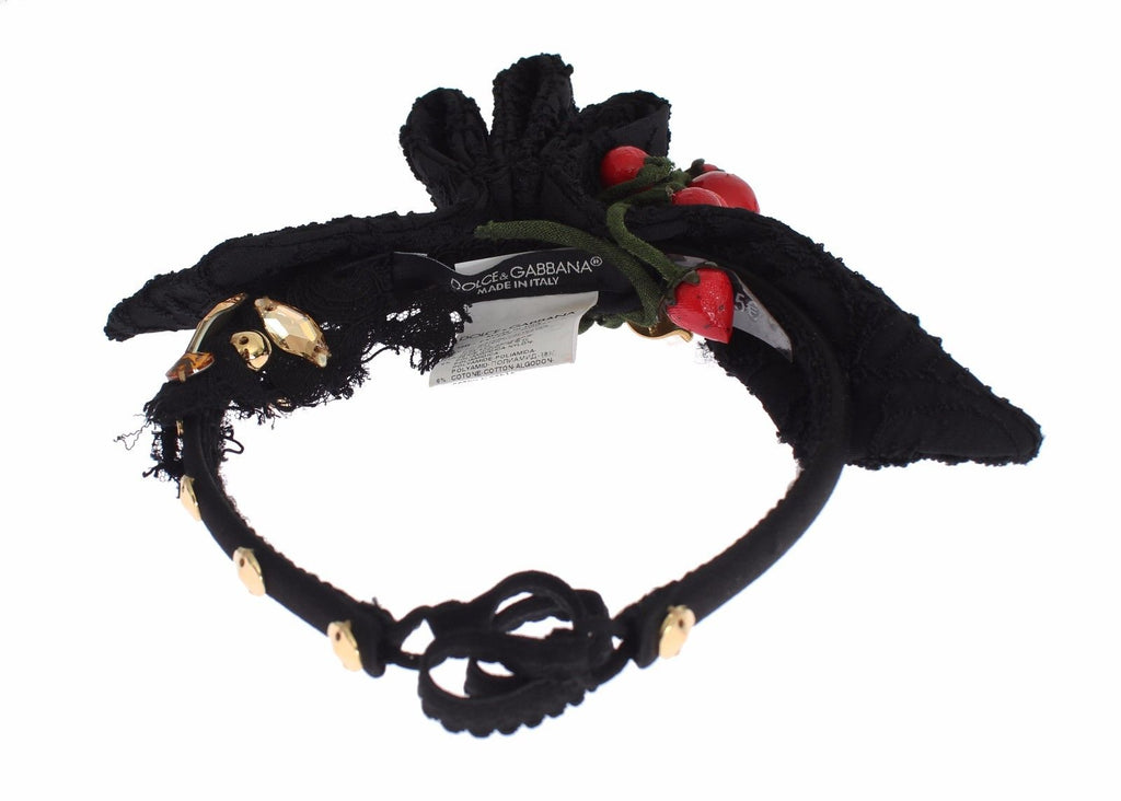 Diadem Stirnband Tiara Beere Frucht Kristall Schleife Haar