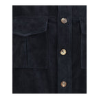 Suede leather shirt Jacket