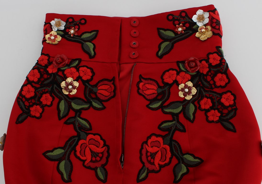 Rote Seidenrosen Sizilien Shorts