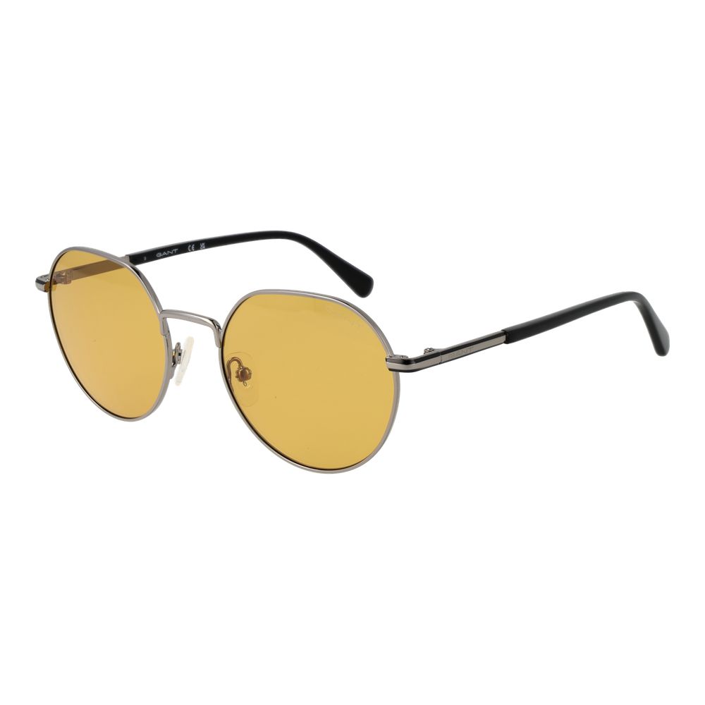 Sonnenbrille aus silbernem Metall