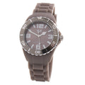Brown Rubber Sport Watch