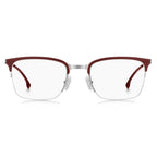Burgunderfarbene Metallbrille (Gestell)