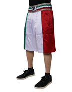 Multicolor Italy Polyester Bermuda Shorts