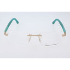 Bicolor Metal Glasses (Frames)