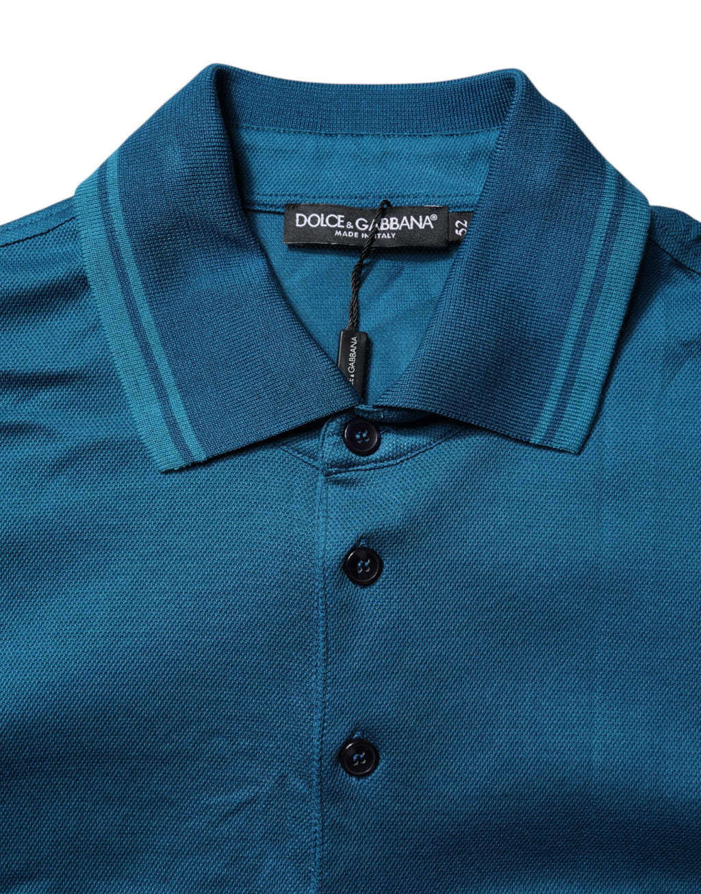 Herren Polo-Shirt aus Baumwolle mit blauem Logo