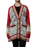 Mehrfarbige Strickjacke aus floraler Spitze