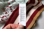 Mehrfarbige Strickjacke aus floraler Spitze