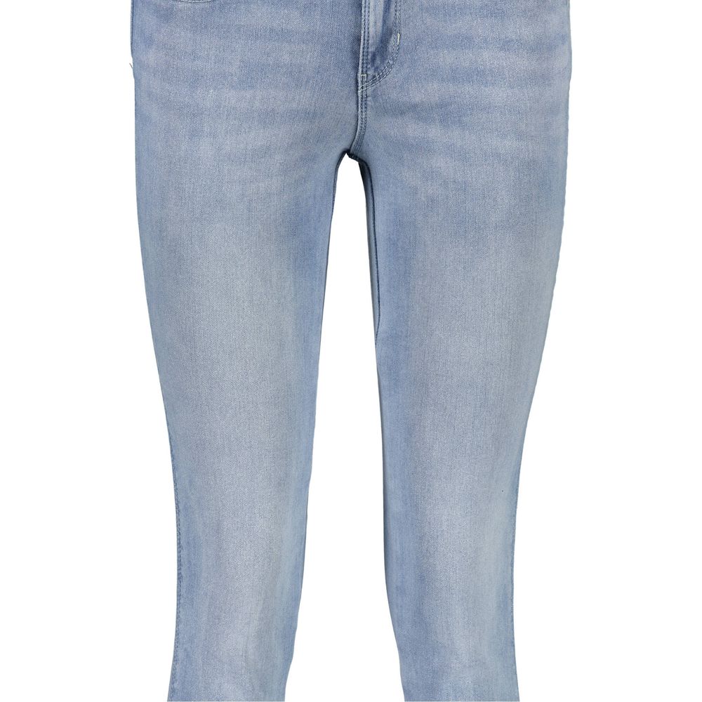 Hellblaue Damenjeans aus Baumwolle