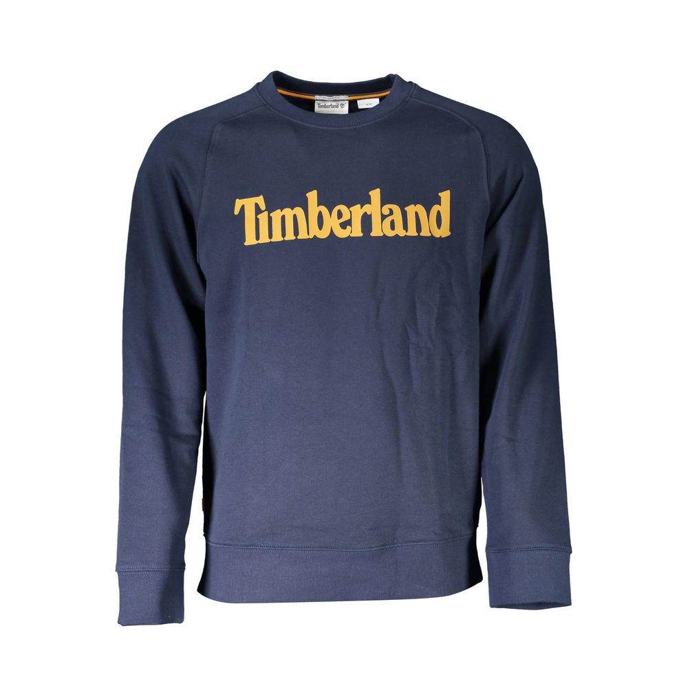 Blue Cotton Men's Sweatshirt