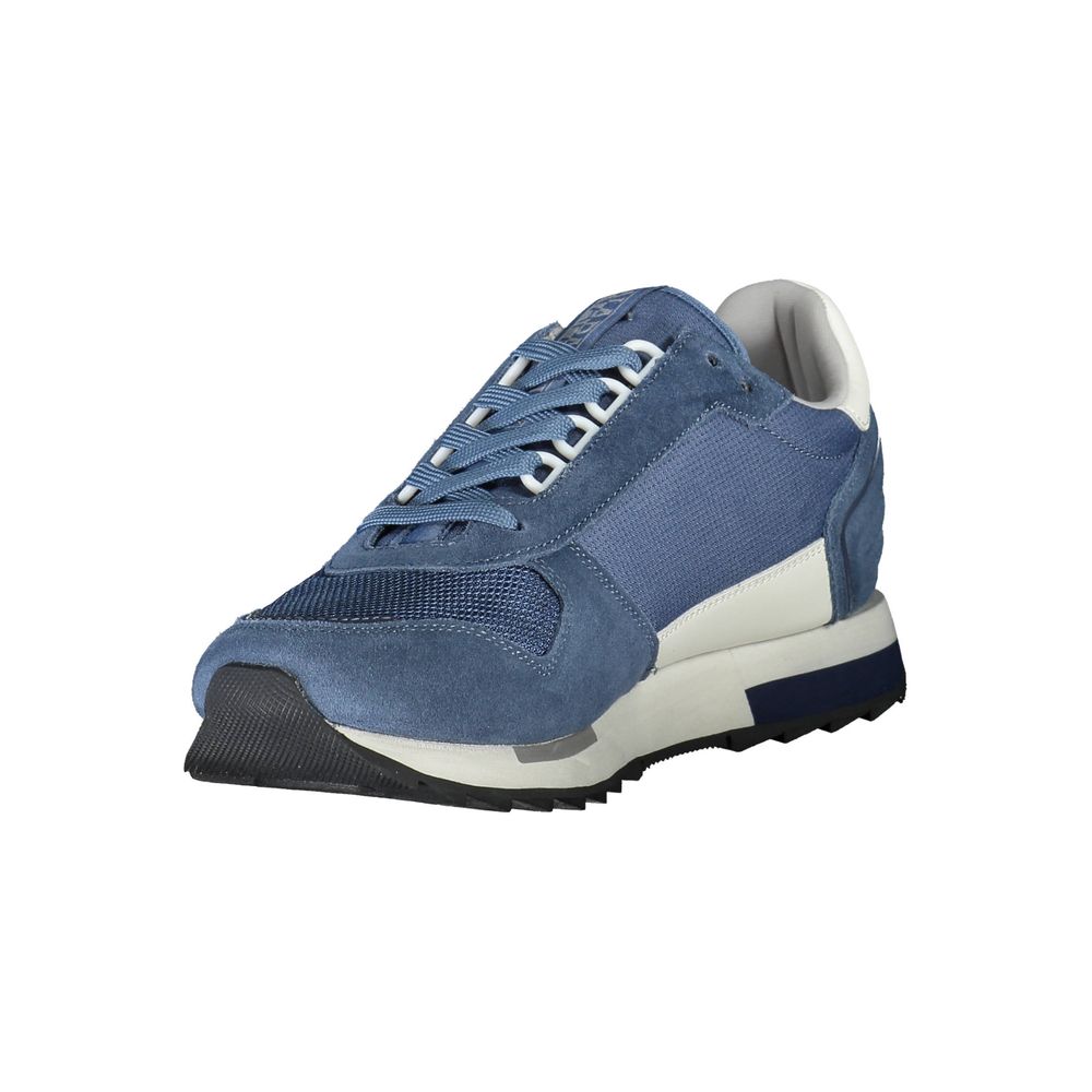 Blauer Sneaker aus Polyester