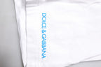 White Graphic Print Cotton Crew Neck T-shirt