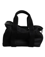 Black Shoulder Strap Pet Carry Logo Plaque Bag