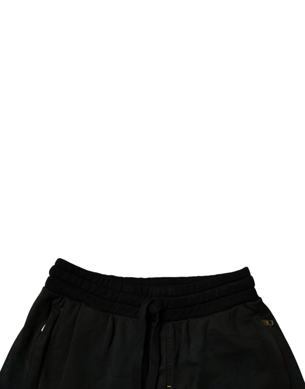 Schwarze Sweatshorts aus Baumwolle für Herren Bermudashorts