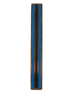 Gold-Tone Brass Logo Branded Tie Clip Bar