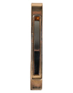 Gold-Tone Brass Logo Branded Tie Clip Bar